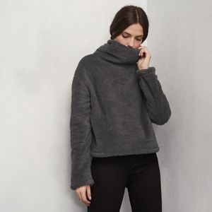 Reformation Fleece Turtleneck